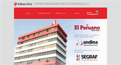 Desktop Screenshot of editoraperu.com.pe