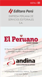 Mobile Screenshot of editoraperu.com.pe